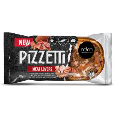 RDM Pizzetti Grab & Go Meat Lovers 125g