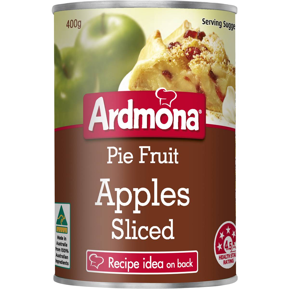 Ardmona Pie Fruit Apple Sliced 400g