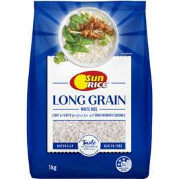 Sunrice White Rice Premium Long Grain 1kg