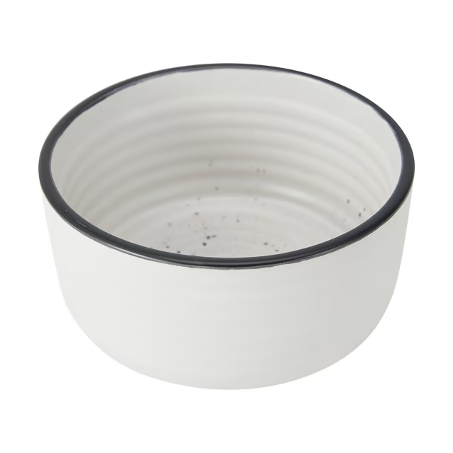 Black & White Ripple Speckled Bowl Mini