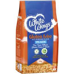 White Wings Plain Flour Gluten Free 500g