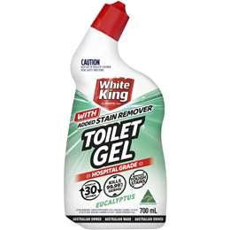 White King Toilet Gel With Added Stain Remover Eucalyptus 700ml