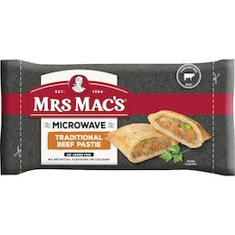 Mrs Macs Microwave Traditional Beef Pastie 165g