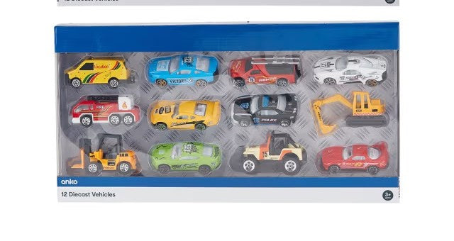 Diecast Vehicles Assorted 12pk