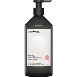 Thankyou Body Wash Botanical Geranium Rose & Wood Pump 1L