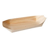 Eco Wooden Bamboo Party Boats 23cm 50pk