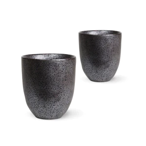 Robert Gordon Earth Latte Cup Black 2pk