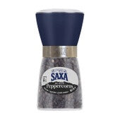 Saxa Black Peppercorn Refillable Grinder 95g