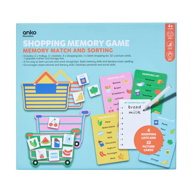 Shopping Memory Game