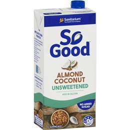 Sanitarium So Good Long Life Unsweetened Almond Coconut Milk 1L