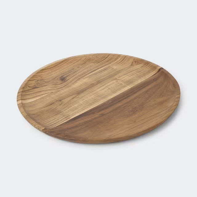 Large Acacia Round Serving Board 40cm