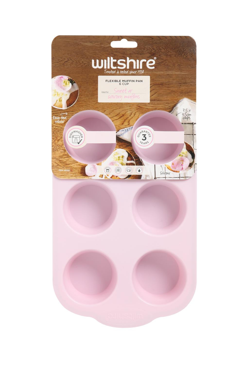 Wiltshire Silicone Muffin Pan 6 cup