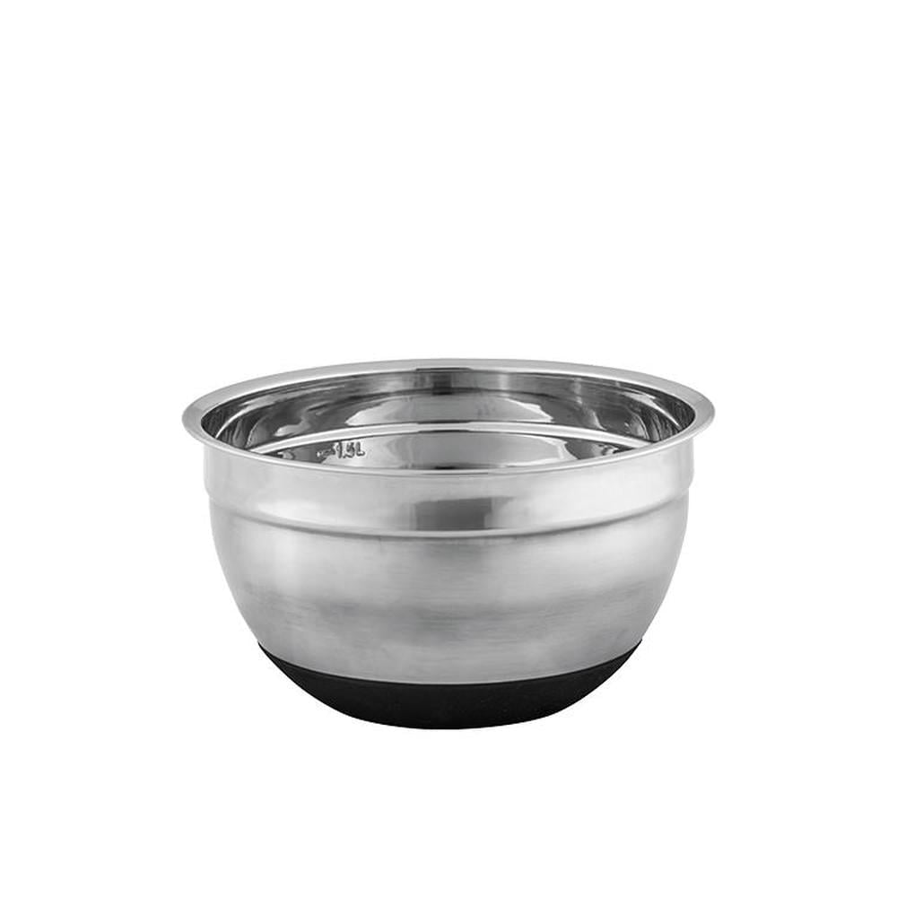 Avanti Mixing Bowl Stainless Steel With Silicone Bottom 18cm