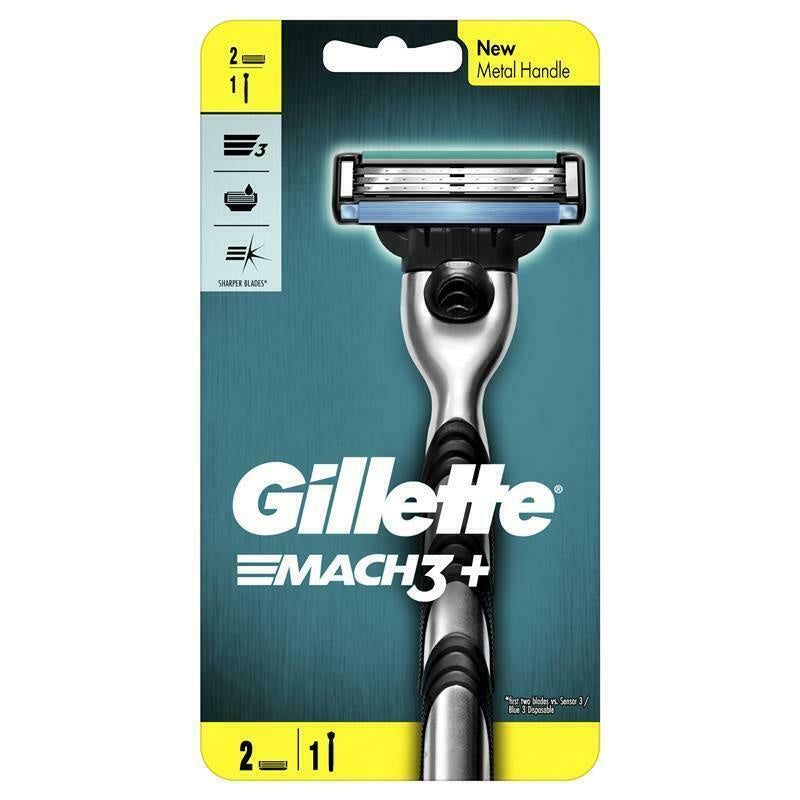 Gillette Mach 3+ Razor 2 Up