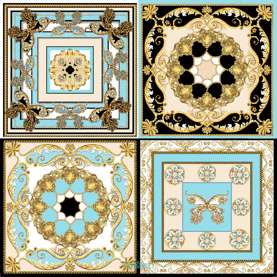 Quadrati Tiffany 90x90cm