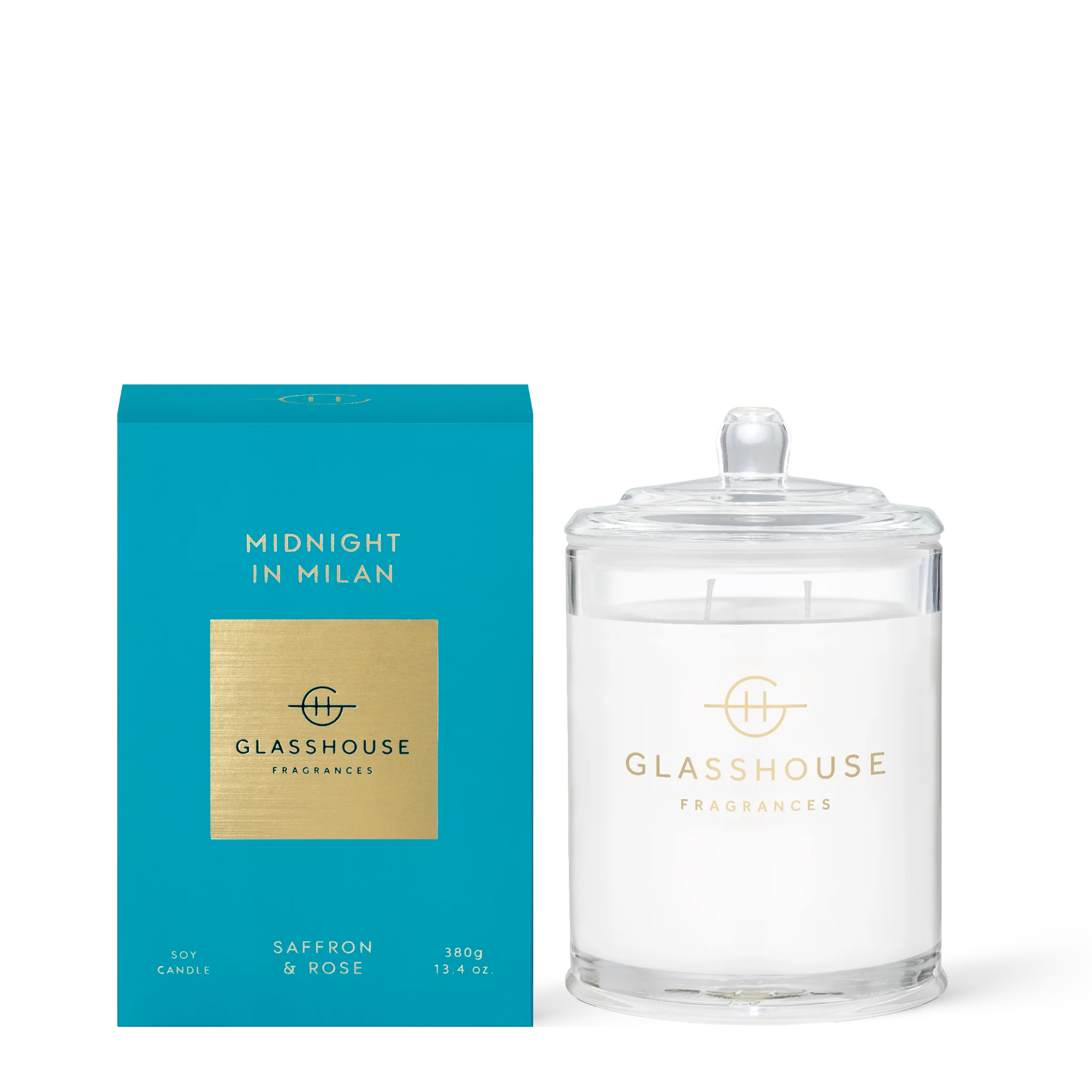 Glasshouse Candle Midnight in Milan Saffron & Rose 380g3$9