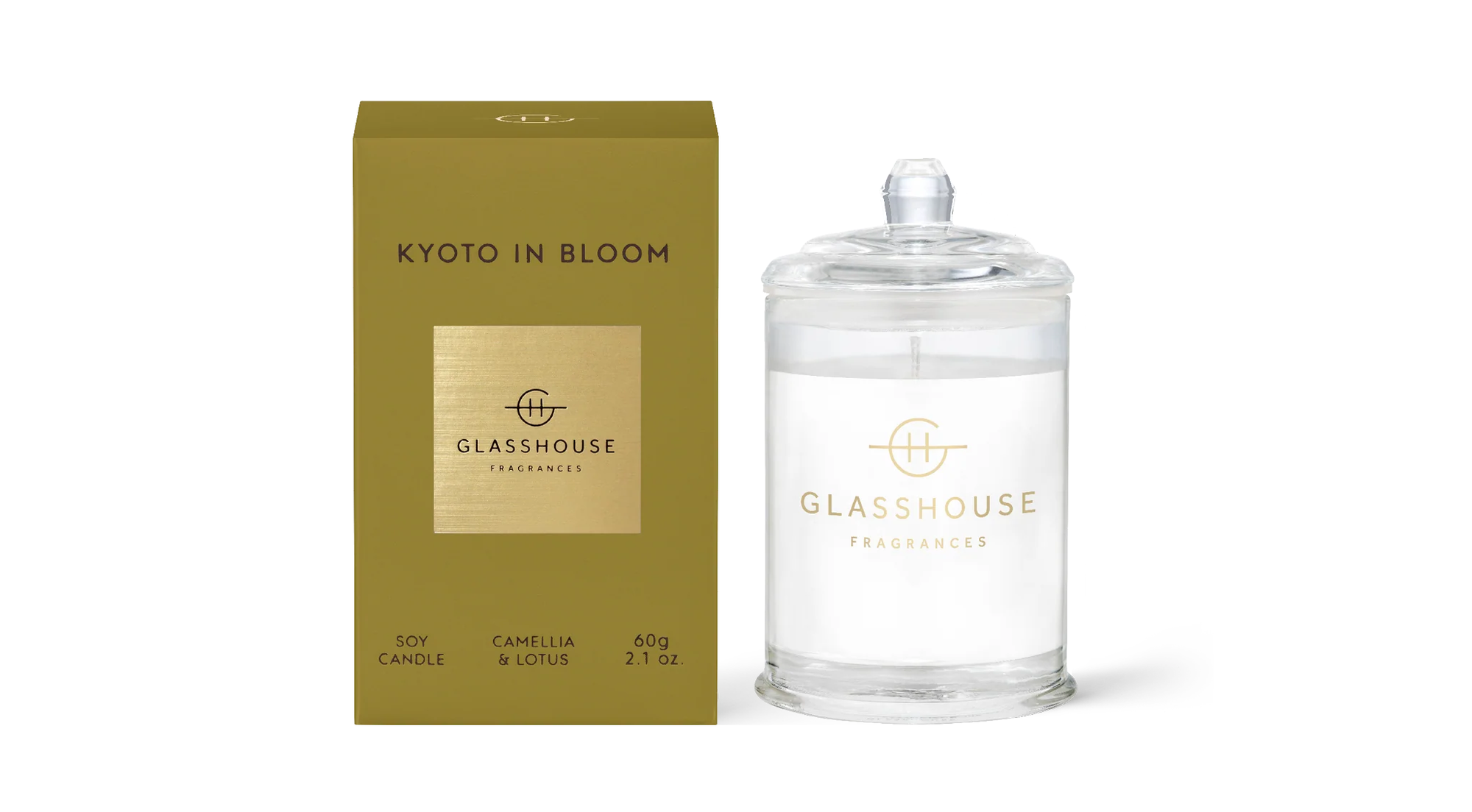 Glasshouse Soy Candle Kyoto In Bloom 60g