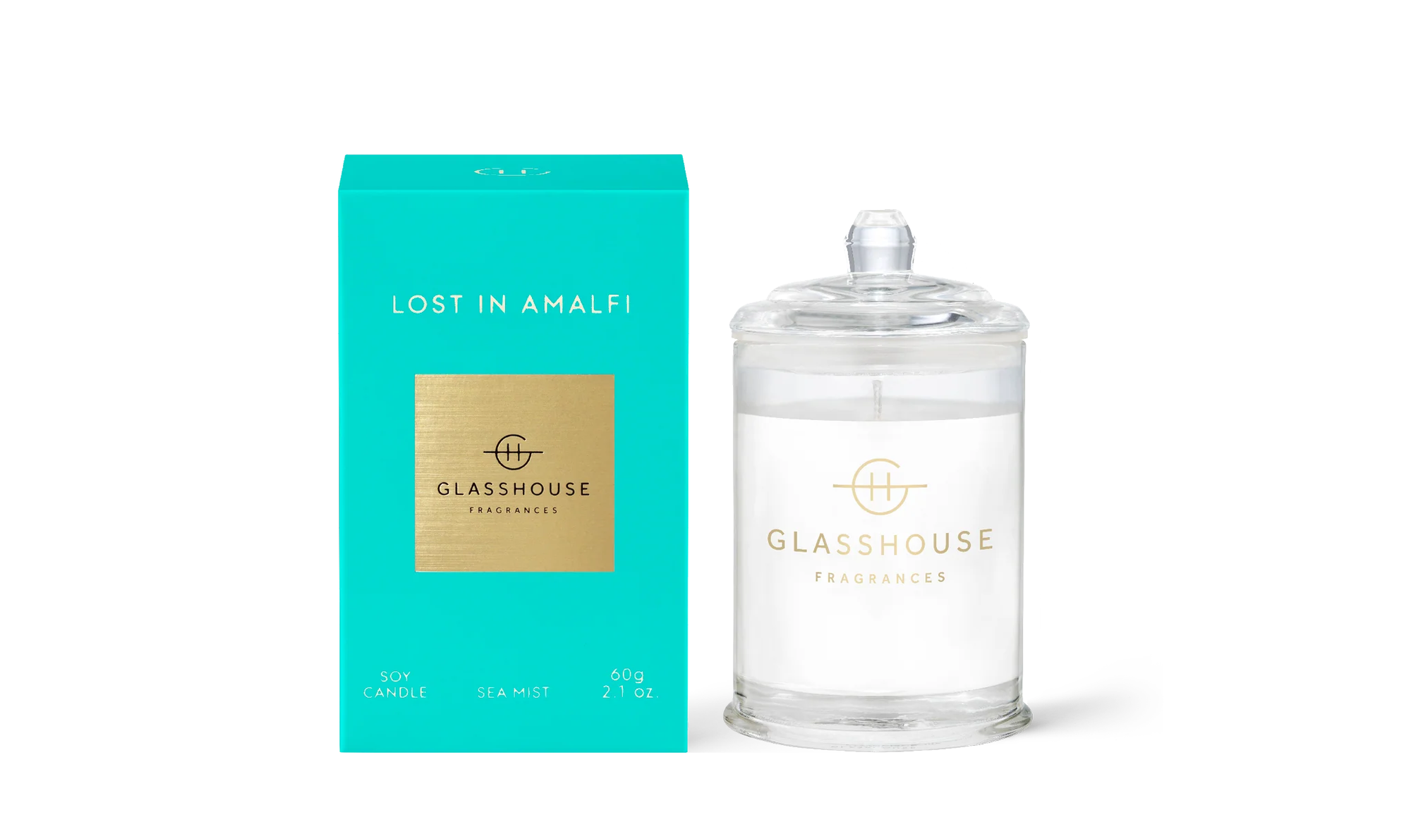 Glasshouse Soy Candle Lost In Amalfi 60g