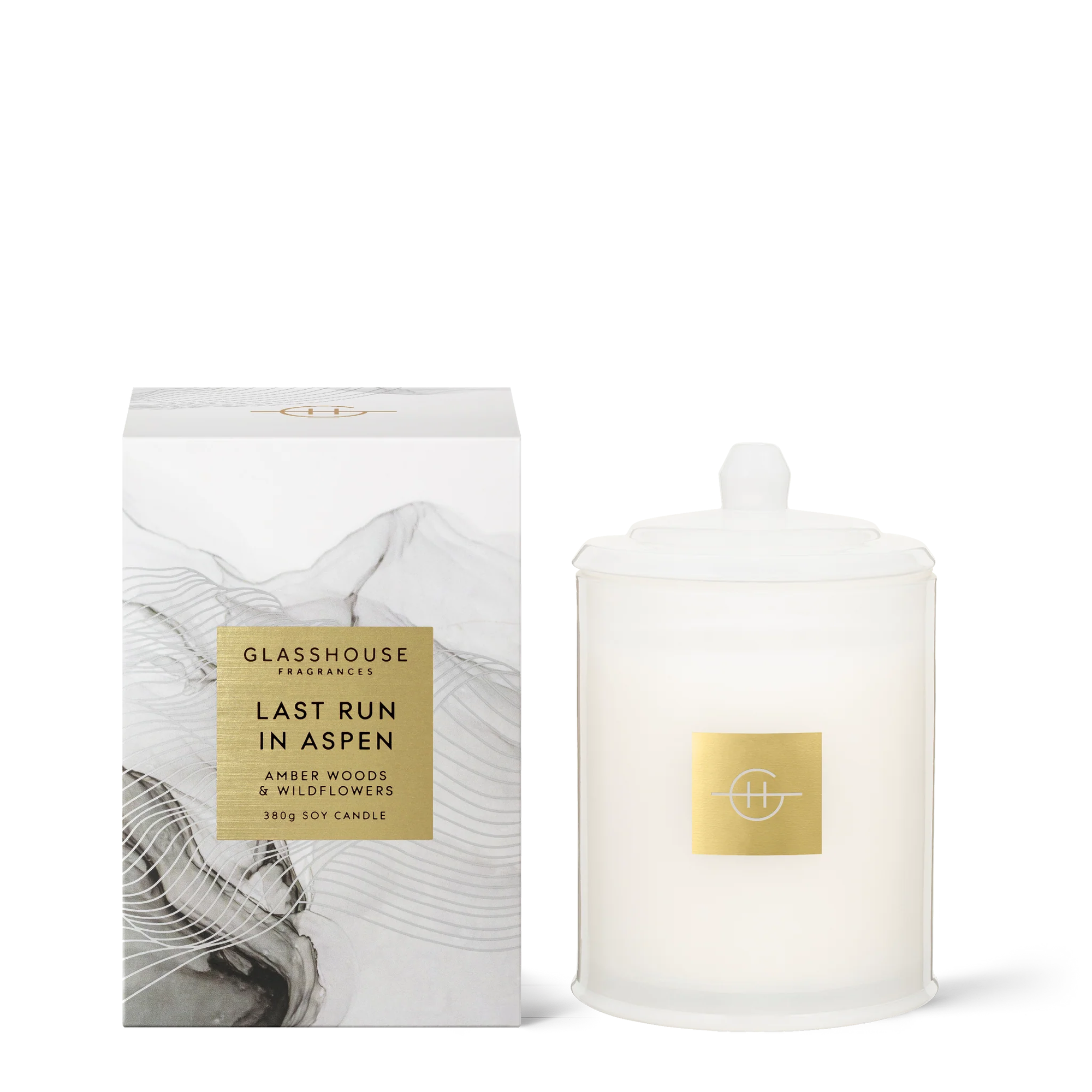 Glasshouse Candle Last Run In Aspen 380g