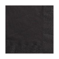 Cocktail Napkins 2ply Midnight Black 25cm x 25cm 50pk