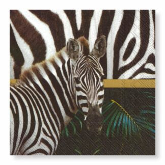 Manor Road Luncheon Serviettes Wild Stripes 20pk