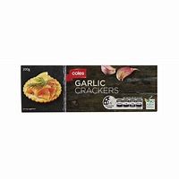 Coles Garlic Crackers 200g