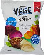 Ajitas Vege Deli Crisps Purple & Orange Sweet Potato 100g