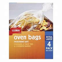 Coles Oven Bags Extra Large 4pk