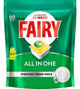 Fairy Dishwasher Tablet All In One Lemon 64pk