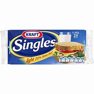 Kraft Cheese Singles Light 25% less Fat 24 Slices