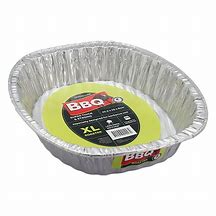 Lemon & Lime Foil Roasting Tray Oval Heavy Duty 46x36x8.5cm