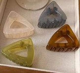 Small Triangle Hair Claw Clip Assorted