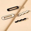 Minimalist Clip Black & Cream Assorted