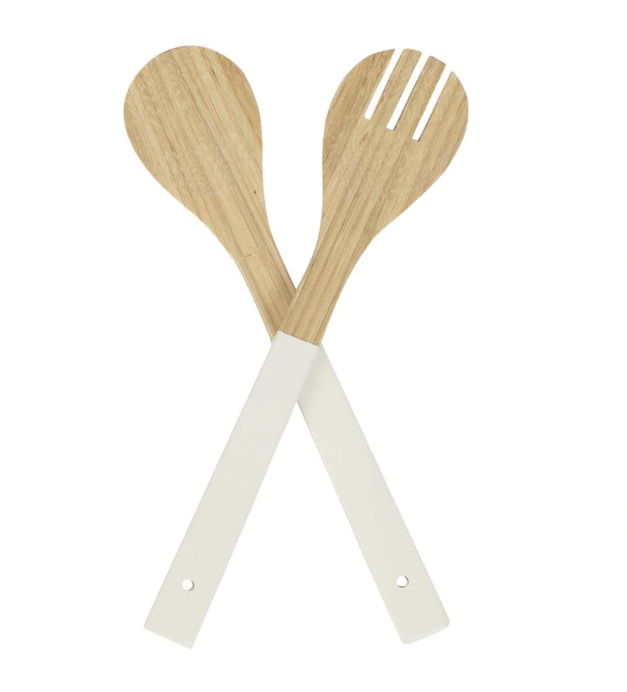 Blana Bamboo Salad Servers Grey