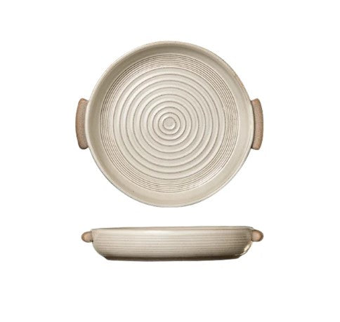 Japanese Ceramic Plate Beige 9 inch