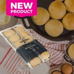 Yarrows Par-Baked Buffet Rolls Plain White 270g