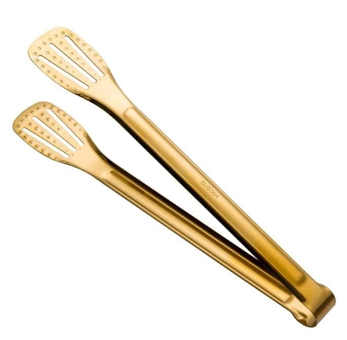 Serving Tongs Gold Small 23cm