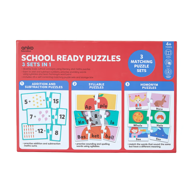 School Ready Puzzles 141 pieces