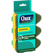 Chux Dishwand Heavy Duty Refills 3pk