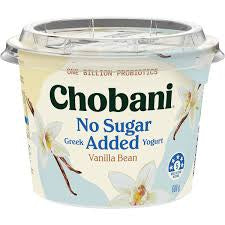 Chobani No Sugar Added Greek Yogurt Vanilla 680g