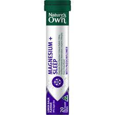 Natures Own Magnesium+ Sleep Effervescent With Passionflower 20pk