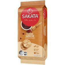 Sakata Rice Cracker Biscuits Classic BBQ 90g