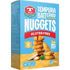 Tegel Gluten Free Tempura Battered Chicken Nuggets 400g