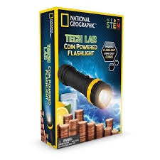 National Geographic Coin Powered Flashlight