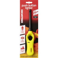 Grillworx Push Button Refillable Lighter Assorted ea