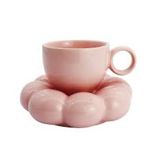 Sage & Cooper Lottie Mug & Saucer Pink