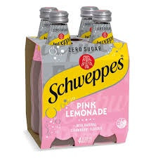 Schweppes Zero Sugar Pink Lemonade Multipack 300ml 4pk