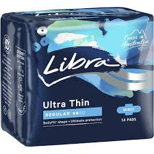 Libra Ultra Thins Pads Wings Regular 14pk