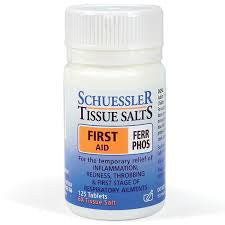 Schuessler Tissue Salts Ferr Phos First Aid Tablets 125pk