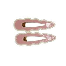 Cassia Clips Pink & White